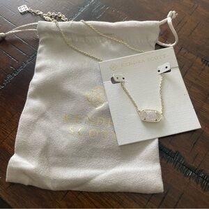 Kendra Scott Elisa with iridescent drusy stone